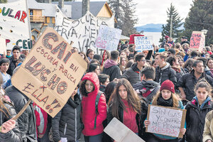 Frío que calienta, en Bariloche (Fuente: Télam)