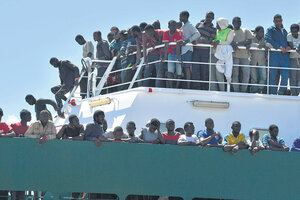 Italia pide ayuda por los migrantes (Fuente: EFE)