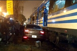 Otro accidente en el tren Sarmiento (Fuente: DyN)