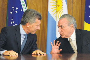 Las dos caras del Mercosur en Mendoza (Fuente: AFP)