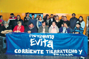 La presentación de la línea Tierra Techo Trabajo ayer en el municipio de San Martín.