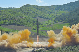 Corea del Norte lanzó un misil intercontinental (Fuente: EFE)