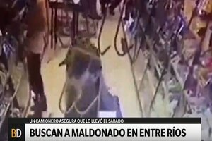 El falso video de Santiago Maldonado en Entre Ríos