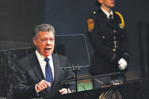 Santos dijo que la paz trajo esperanza (Fuente: AFP)