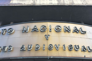 Las aguas bajan turbias en el Instituto Nacional de Cine (Fuente: Leandro Teysseire)