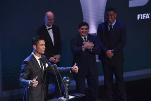 Cristiano Ronaldo volvió a ser The Best (Fuente: AFP)