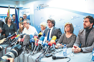 Desde Bélgica, Puigdemont aceptó ir a las urnas (Fuente: AFP)