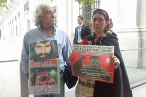 Por el levantamiento de la extradición de Jones Huala (Fuente: Cuenta de Facebook de APDH La Matanza)