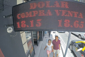 Un peso en nueve días (Fuente: Télam)