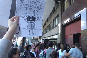 Sigue la falta de vacantes en la ciudad (Fuente: Vacantes para Tod@s en la Escuela Pública, en Facebook)