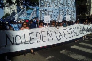 Marcha por la Emergencia Alimentaria (Fuente: Barrios de Pie, en Twitter)