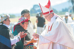 El Papa pidió escuchar al pueblo mapuche (Fuente: EFE)