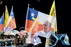 El papa Francisco llega hoy a Chile (Fuente: AFP)