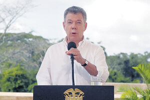 Santos ofreció prorrogar el cese del fuego