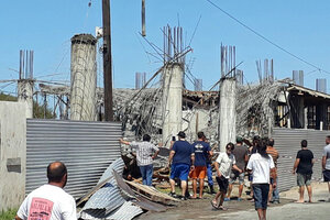 Cinco muertos en Santa Teresita por un derrumbe (Fuente: Télam)