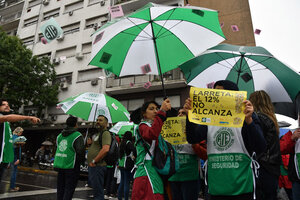Protesta contra el 12 por ciento de Rodríguez Larreta (Fuente: Télam)
