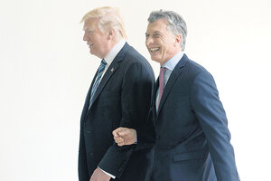 Mauricio Macri se reunió con Donald Trump en la Casa Blanca en abril del año pasado. (Fuente: EFE)