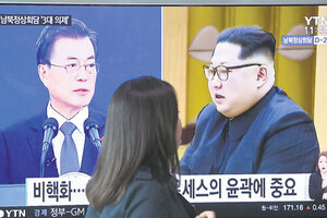 Cumbre histórica de las Coreas (Fuente: AFP)