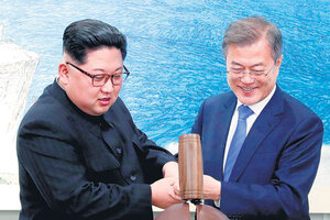 Todos felices con la cumbre de las Coreas (Fuente: EFE)