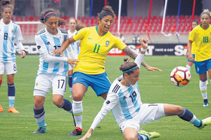 El clásico fue para las brasileñas (Fuente: EFE)