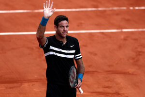Del Potro avanzó a los octavos de final de Roland Garros (Fuente: EFE)