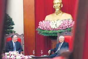 Pompeo puso a Vietnam como ejemplo (Fuente: AFP)