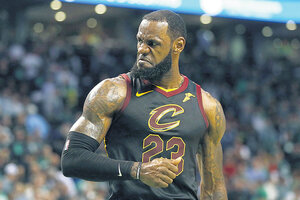 LeBron le hace frente a Donald Trump (Fuente: AFP)