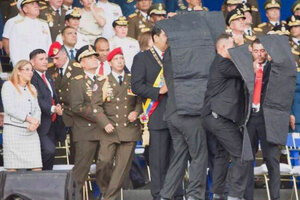 El presidente Maduro resulta ileso tras un atentado