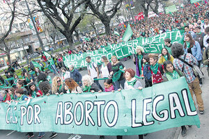 Un grito por el aborto que mantiene vigencia (Fuente: Leandro Teysseire)