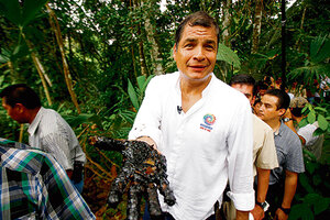 Correa denunció un pacto Moreno-Chevron (Fuente: EFE)