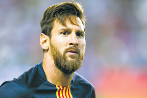 Messi sin lugar en el podio (Fuente: AFP)