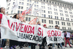 “¡Vivienda sí! ¡Negocio no!” (Fuente: Bernardino Avila)