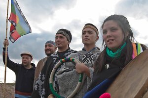 Voz mapuche en el Unico (Fuente: Facebook Puel Kona)