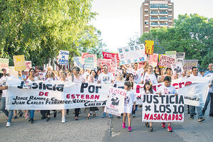 Una marcha para pedir justicia por la masacre (Fuente: Vanina De Acetis, Seba Losada, SADO)