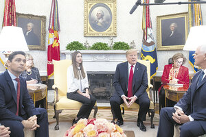 La mujer de Guaidó, en la Casa Blanca (Fuente: AFP)