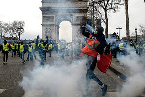 El gobierno de Macron, en la encerrona amarilla (Fuente: AFP)
