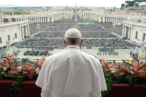 En la Pascua, el Papa se levantó contra las armas (Fuente: AFP)