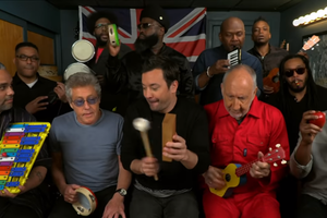 The Who y un concierto con instrumentos de juguete (Fuente: Captura de pantalla)