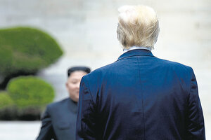 Trump se reunió con Kim y pisó suelo norcoreano (Fuente: AFP)