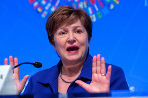 La Directora Gerente del Fondo Monetario Internacional, Kristalina Georgieva. 