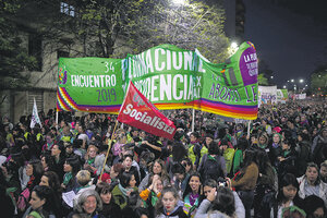 Una multitudinaria marcha coronó el 34 Encuentro Nacional de Mujeres (Fuente: Jose Nicolini)