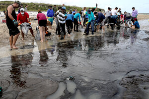 Mancha de petróleo: más de 200 playas brasileñas afectadas (Fuente: EFE)