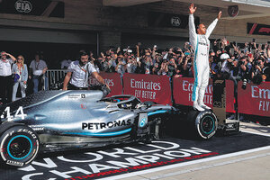 F1: Hamilton es campeón por sexta vez (Fuente: EFE)