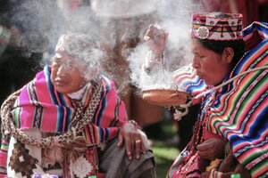 La celebración de la Pachamama en medio de la pandemia