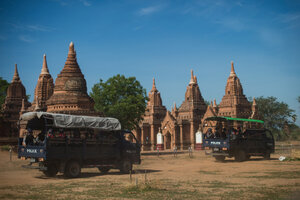 Saqueadores de tesoros invaden una ciudadela arqueológica de Birmania (Fuente: AFP)