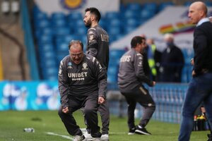 Bielsa volvió a gritar campeón de la mano del Leeds (Fuente: EFE)