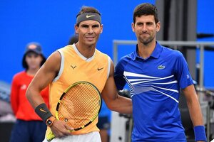 Nadal y Djokovic se anotaron en Cinncinati (Fuente: AFP)