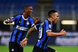 Serie A de Italia: con un gol de Lautaro, el Inter volvió a ganar (Fuente: AFP)