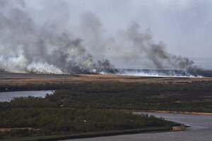 Incendios en el delta del Paraná: refuerzan controles con fuerzas nacionales