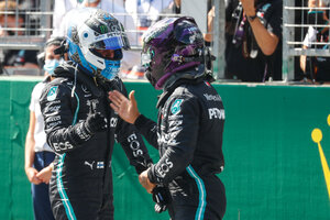 Mercedes descarta a Vettel y se queda con Hamilton y Bottas (Fuente: AFP)